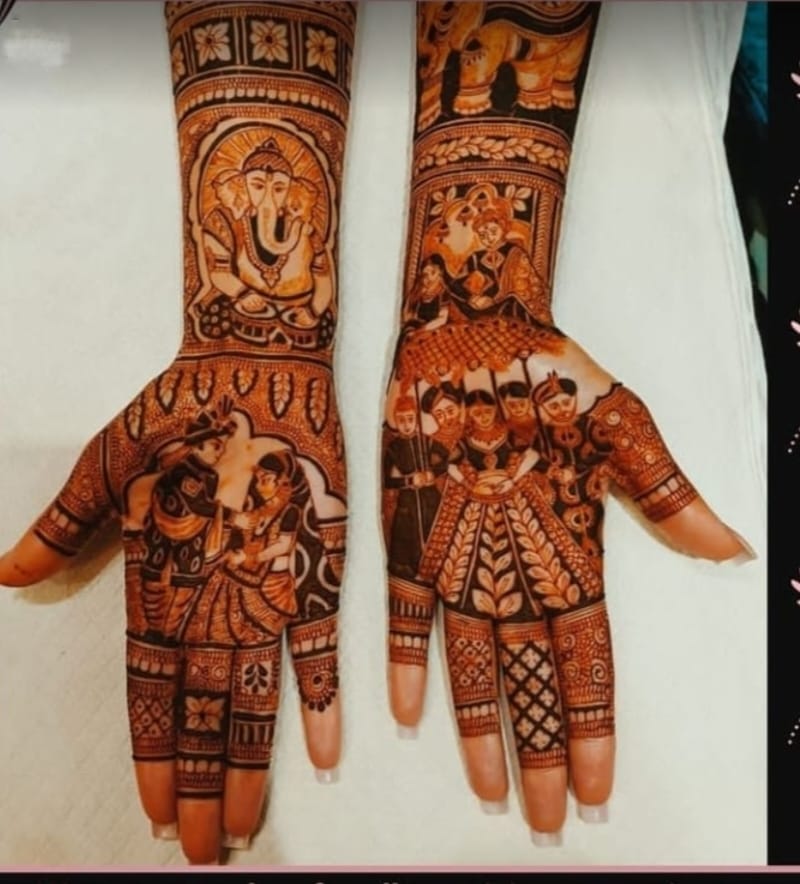 Sheba_Harshil_Wedding-294 | Wedding henna, Mehndi designs, Mehndi designs  book